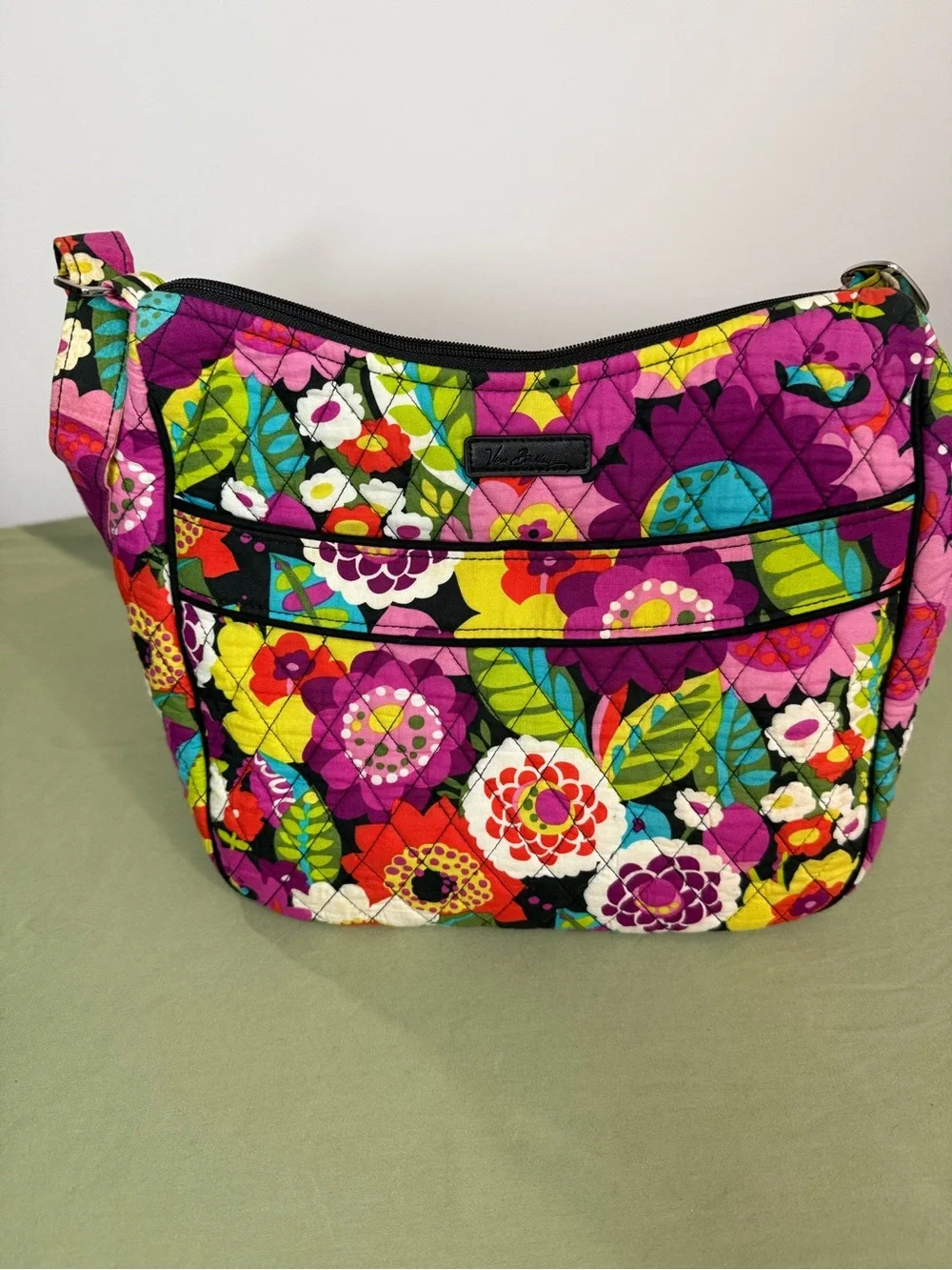 Vera Bradley Multicolor Floral Quilted Crossbody Bag
